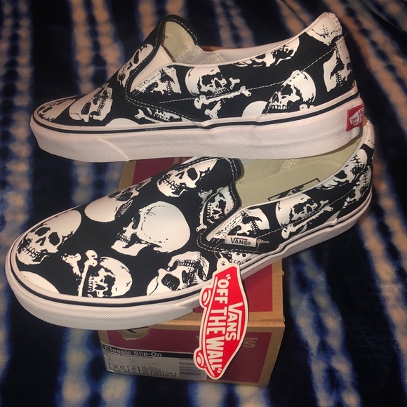 Vans Other - Vans rare Skull Slip On ☠️